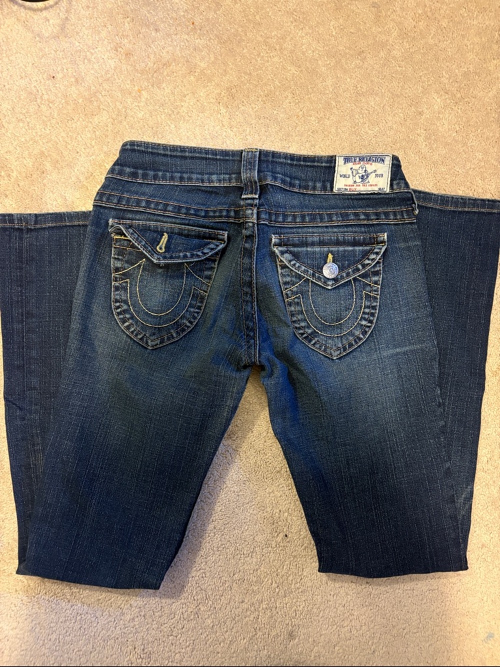 True Religion Women’s Dark Blue Boot Cut Jeans